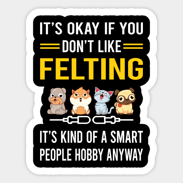 Smart People Hobby Felting Felt Felter Sticker by Good Day